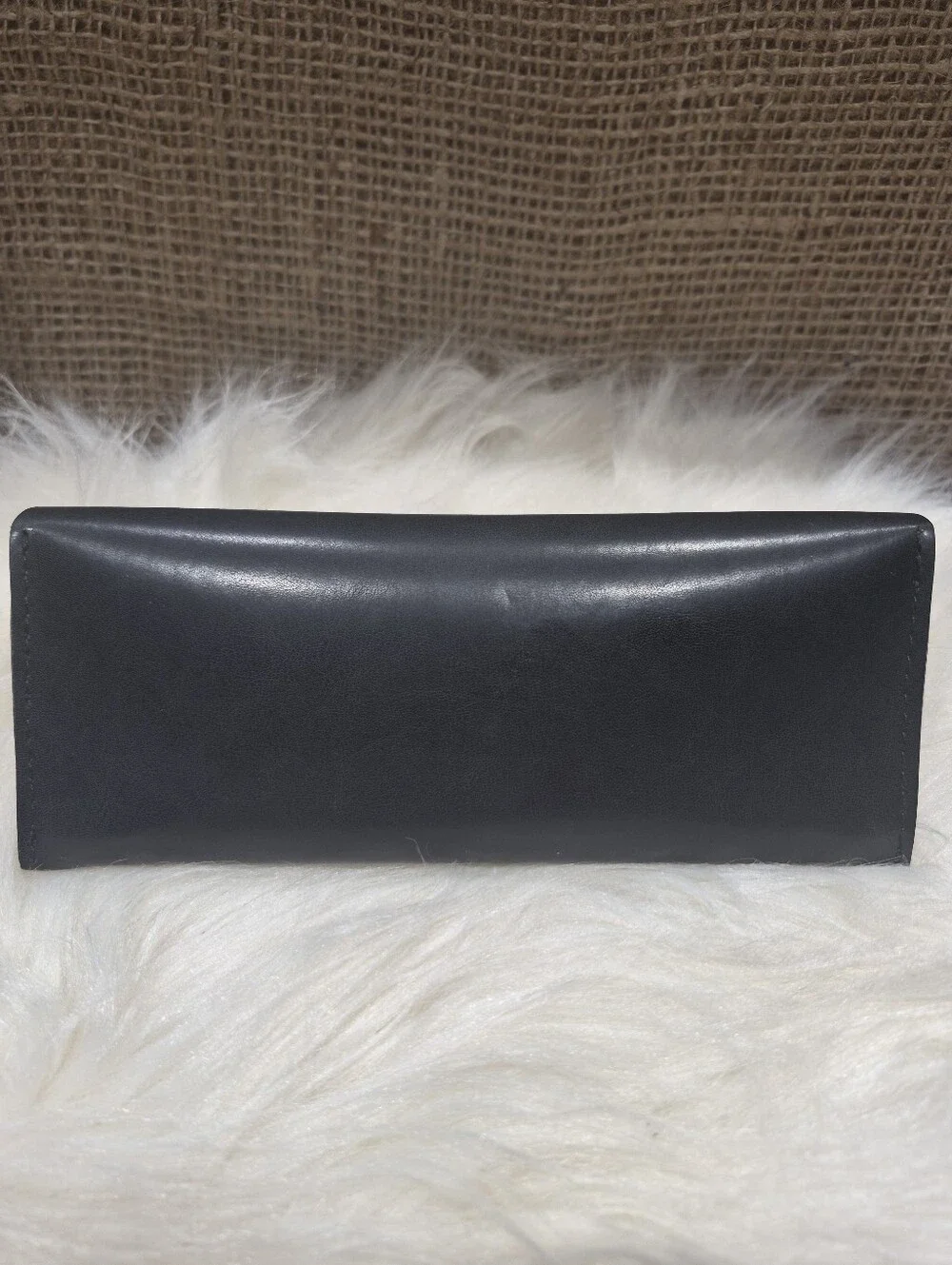 Rag & Bone Black Leather Snap Sunglass/eyeglass Case